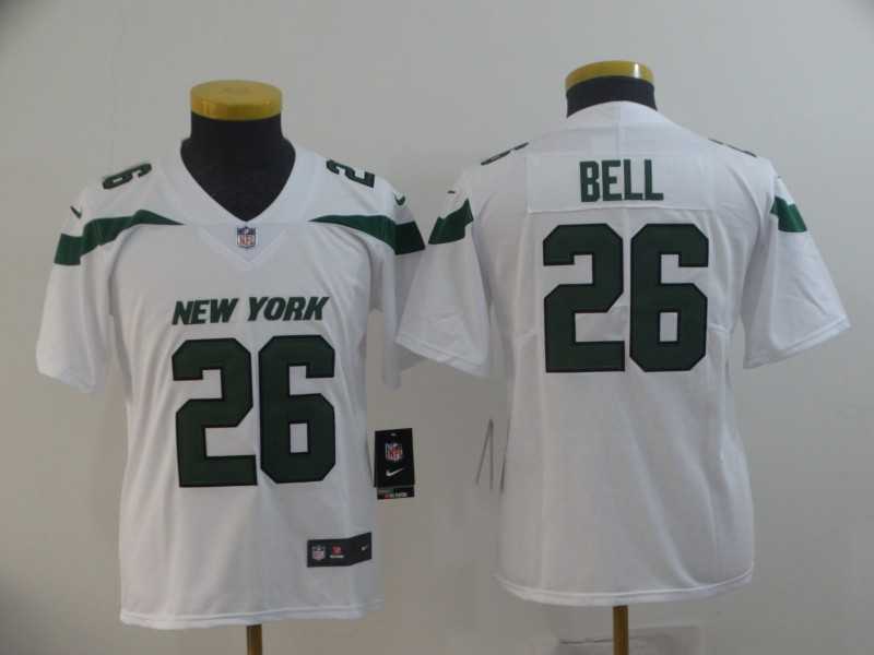 Youth Nike Jets 26 Le'Veon Bell White New 2019 Vapor Untouchable Limited Jersey,We sell and wholesale Youth Nike Jets 26 Le'Veon Bell White New 2019 Vapor Untouchable Limited Jersey on line form chian!